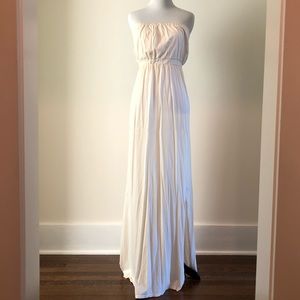 NWOT Soft by joie strapless cotton maxi dress